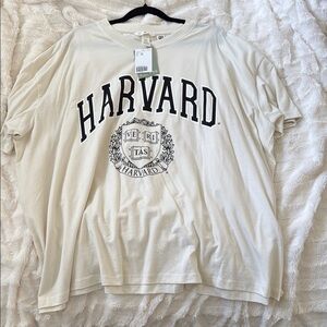 H&M Off-White Graphic T-Shirt